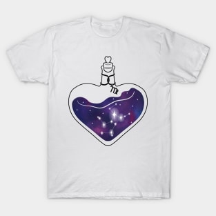 Virgo ~ Constellation in a jar ~ Potion Bottle T-Shirt